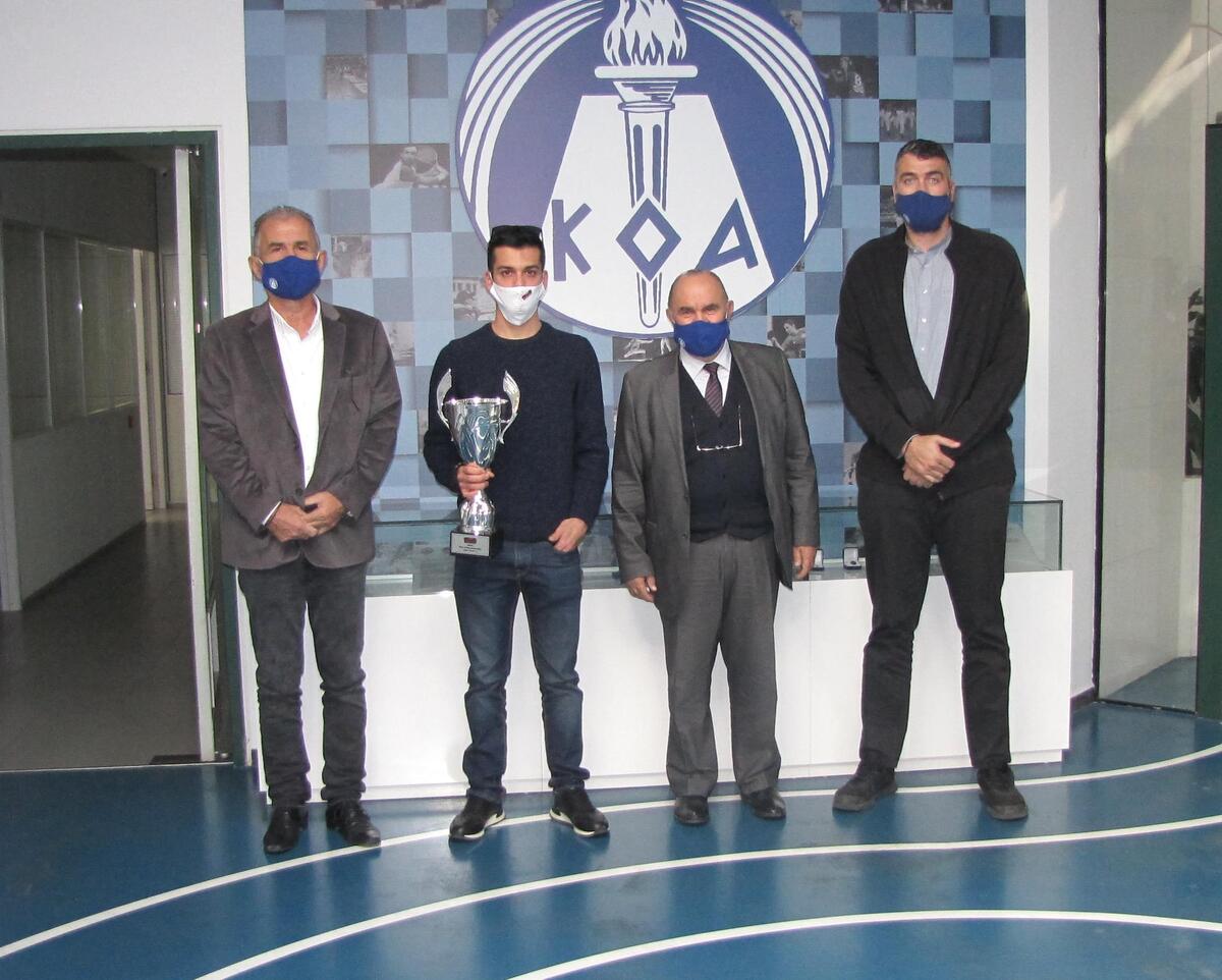 Ο Πρόεδρος ΚΟΑ συγχάρηκε τον Βλαδίμηρο Τζιωρτζή thumb