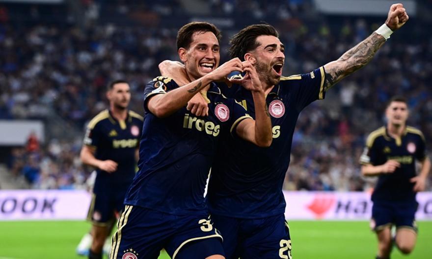 Europa League: Θρυλική απόδραση από τη Μασσαλία για τον Ολυμπιακό thumb