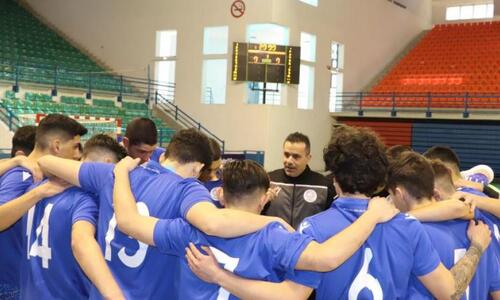 Προετοιμασία Εθνικής Νέων Futsal για επίσημους αγώνες στην Πορτογαλία thumb
