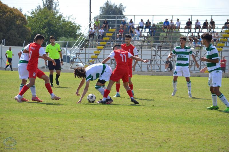 U17: Νίκη με ανατροπή για την πρωτοπόρο Ομόνοια thumb