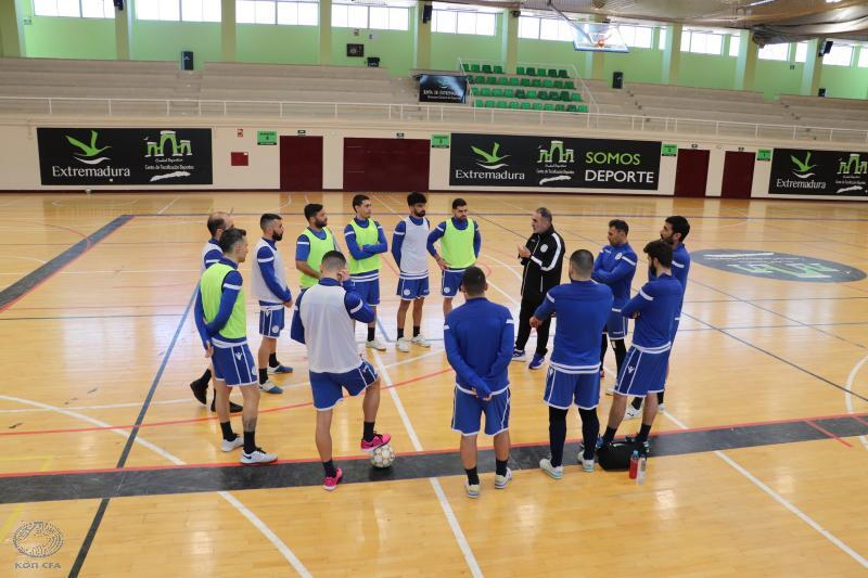 Futsal: Προετοιμαζεται για τον αγώνα με την Ισπανία η Εθνική thumb