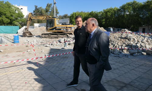 Επίσκεψη Μιχαηλίδη στο Δημοτικό Κολυμβητήριο Λευκωσίας thumb