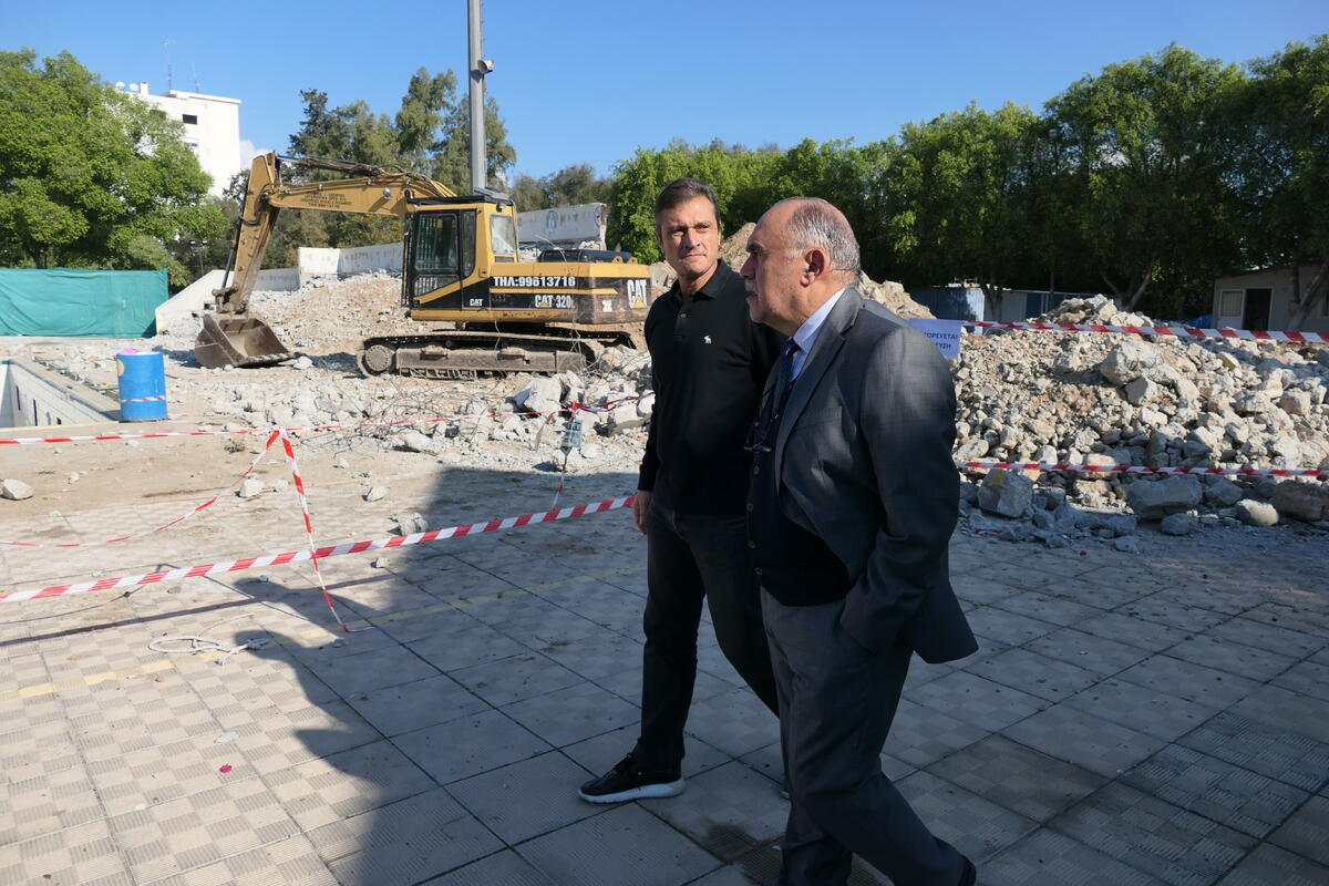 Επίσκεψη Μιχαηλίδη στο Δημοτικό Κολυμβητήριο Λευκωσίας thumb