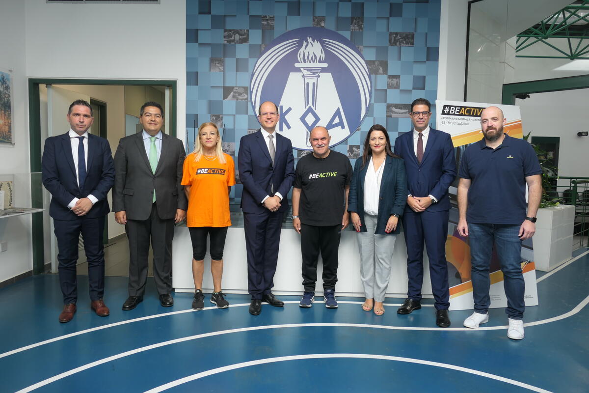 Ο ΚΟΑ υποδέχτηκε τον Γενικό Γραμματέα της FIBA στην Κύπρο Ανδρέα Ζαγκλή thumb