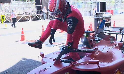 Καταστροφή για Ferrari: Εκτός αγώνα στον 20ο γύρο ο Λεκλέρ thumb