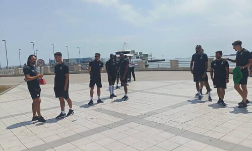 Αποστολή Sportime στο Μπακού με Άρη: Βόλτα... στην Κασπία θάλασσα!  thumb