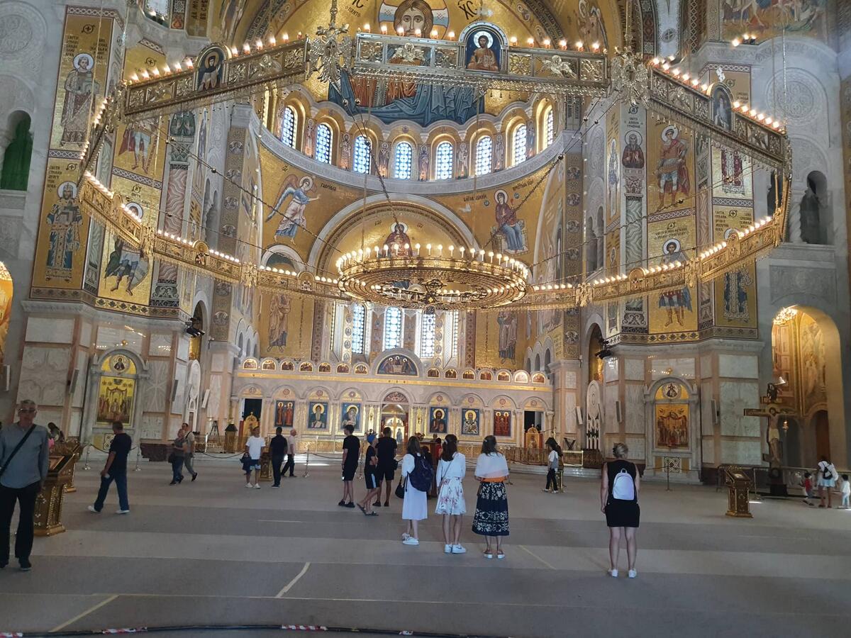 ΑΕΚ/Σερβία: Επίσκεψη στον Άγιο Σάββα (pics) thumb