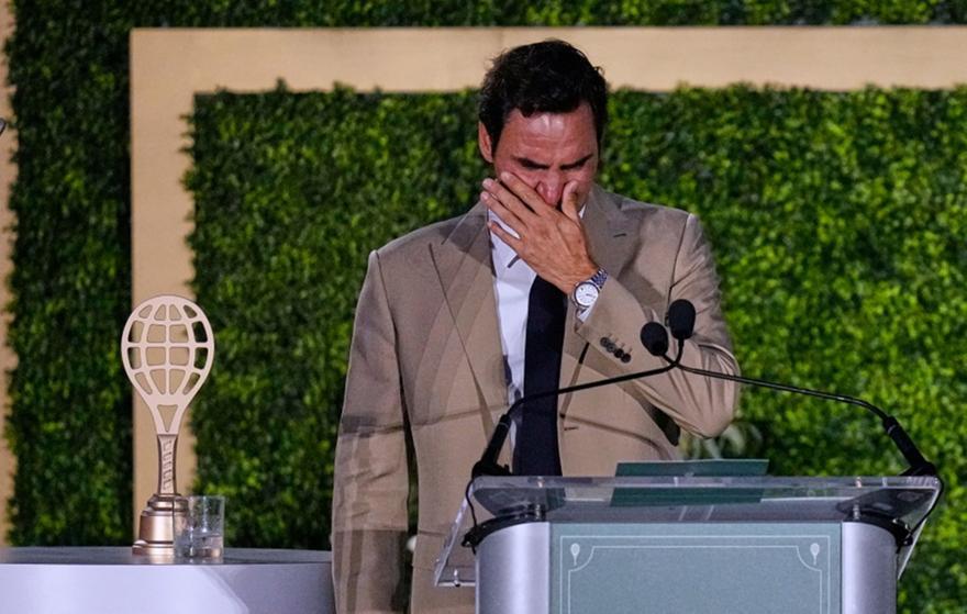 Ο Φέντερερ στο Hall of Fame του τένις-Δάκρυσε ο μεγάλος Ελβετός thumb