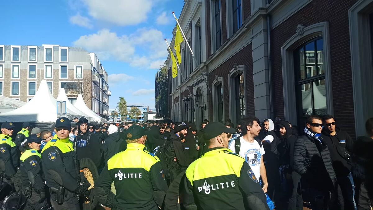 Εικόνες SP:  Ένταση στο σημείο ελέγχου των οπαδών του Απόλλωνα thumb