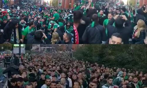 ΒΙΝΤΕΟ: Πράσινη λαοθάλασσα προς το γήπεδο thumb