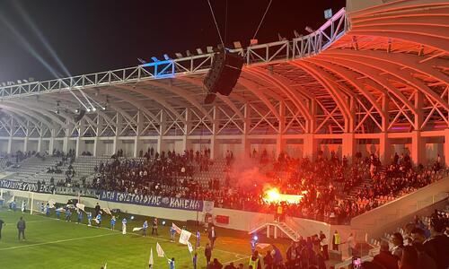 Το πρώτο σύνθημα στο νέο γήπεδο (βίντεο και εικόνες/sportime) thumb