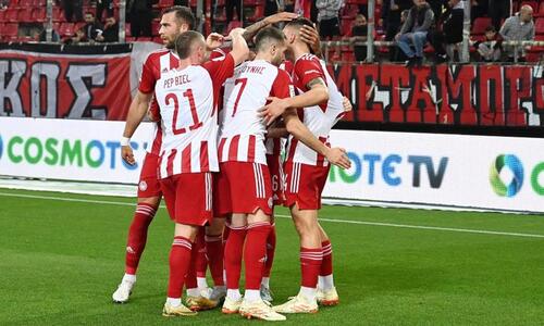 Super League: Ξέσπασμα με πεντάρα για Ολυμπιακό thumb