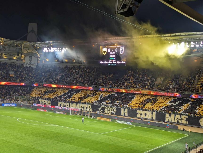 Έξι συλλήψεις έξω από την OPAP Arena πριν τη σέντρα του ΑΕΚ-ΠΑΟΚ thumb