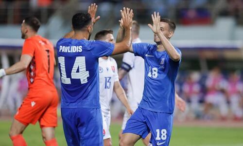 Ελλάδα – Σλοβακία 4-1: Η νίκη γίνεται συνήθεια για την γαλανόλευκη! thumb