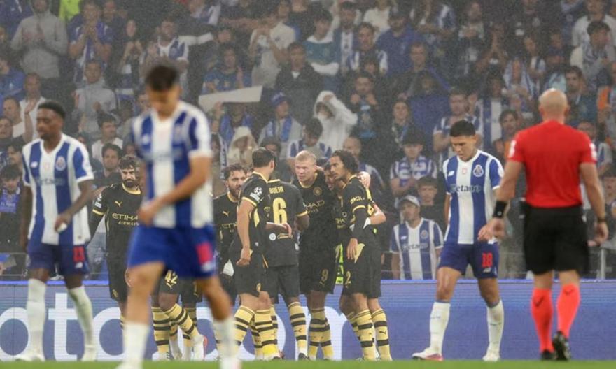 «Δράκος» Χάαλαντ ξελάσπωσε τη Σίτι στο Οπόρτο thumb