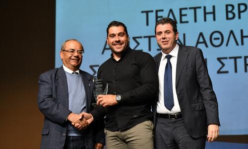 Στις βραβεύσεις των κορυφαίων ο Σωτήρης Αδάμου thumb