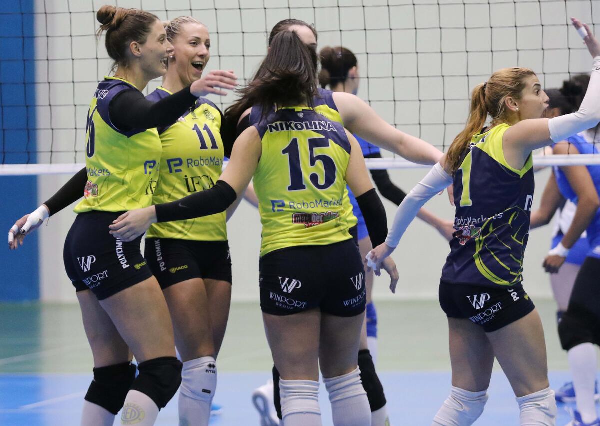 Βόλεϊ Γυναικών: Δυσκολεύτηκε αλλά κέρδισε η ΑΕΛ thumb