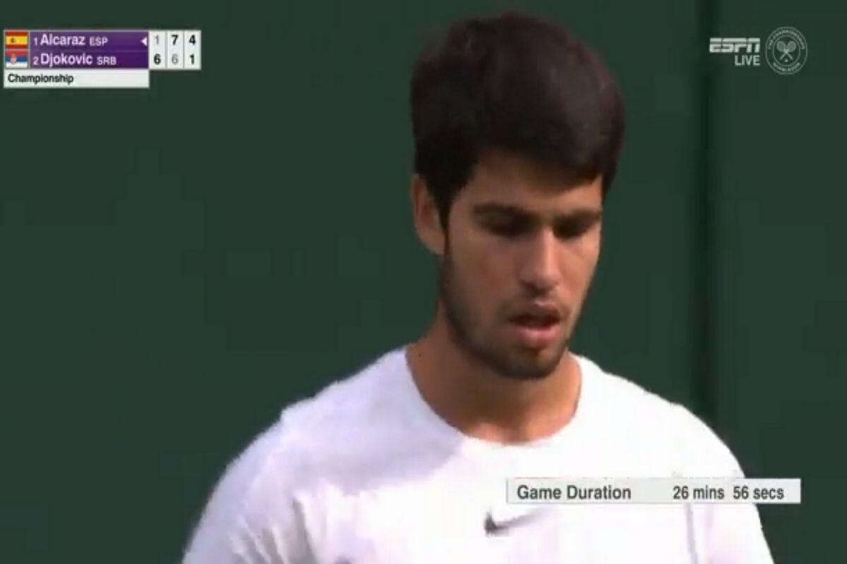 Τελικός Wimbledon: Το αδιανόητο game διάρκειας 27 λεπτών ανάμεσα σε Τζόκοβιτς και Αλκαράθ thumb