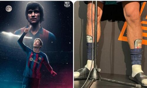 Συγκινητική φωτογραφία με τον αποβιώσαντα πατέρα του... thumb