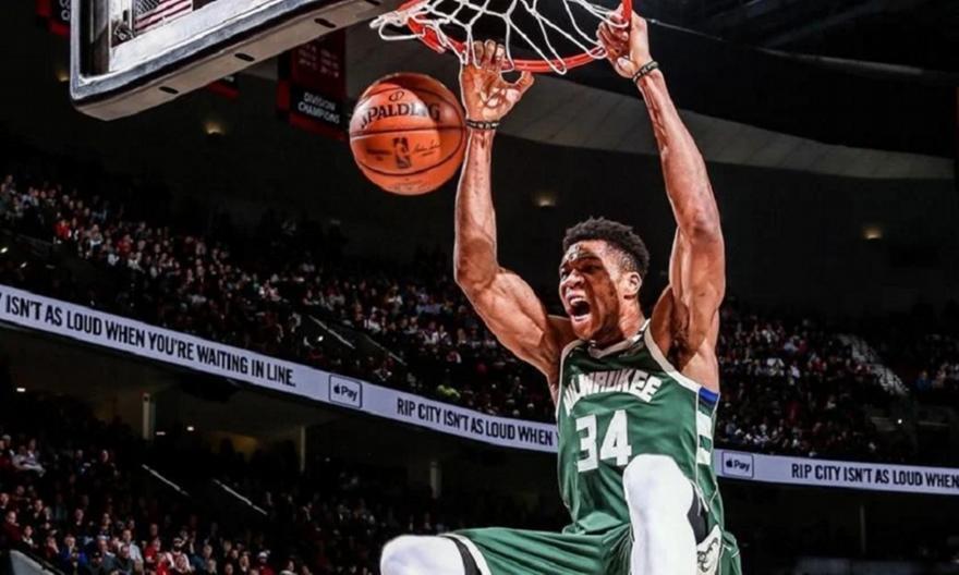 NBA: Οδοστρωτήρας Αντετοκούνμπο, συνέχισε το σερί των Μπακς thumb