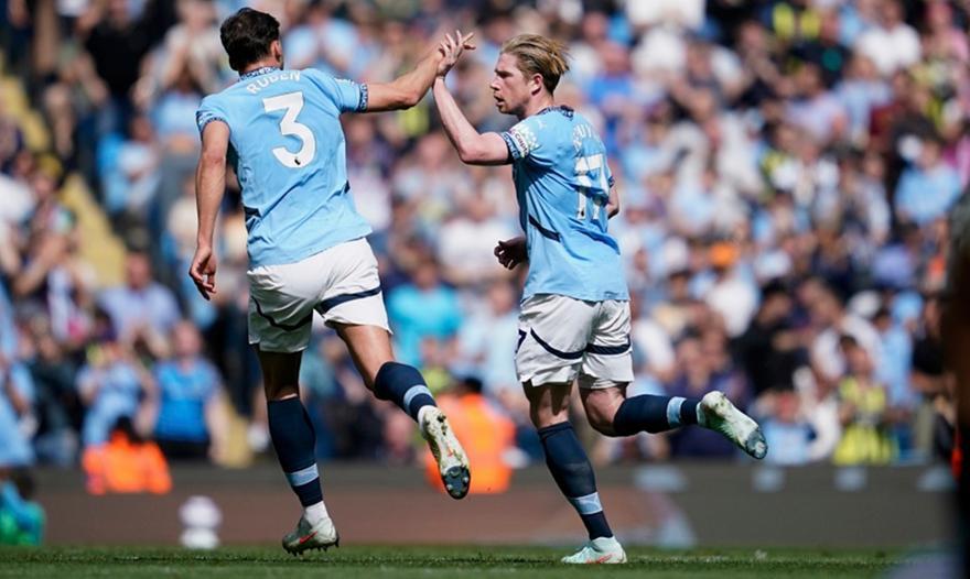 Premier League: «Εκλαμψη» της Σίτι με Ντε Μπρόινε και τα... νιάτα thumb