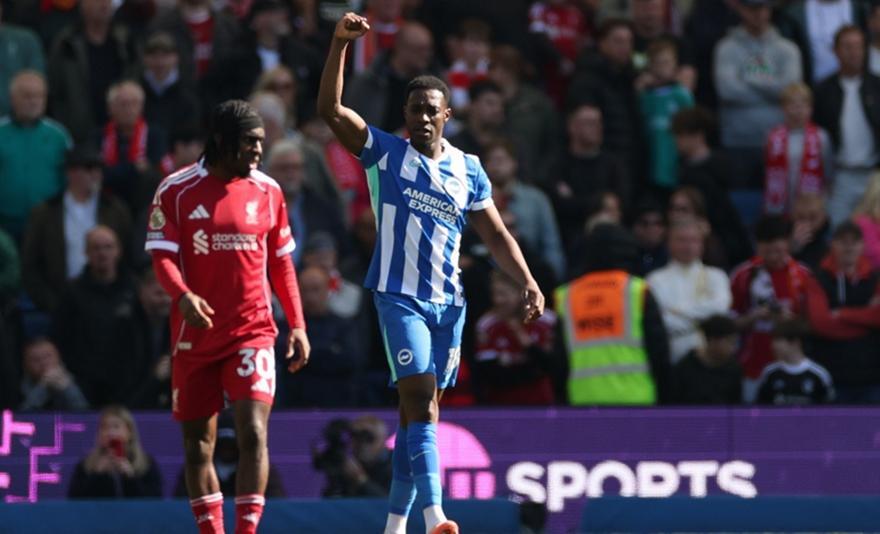 Premier League: Οδυνηρή ήττα για Λίβερπουλ στο Μπράιτον thumb