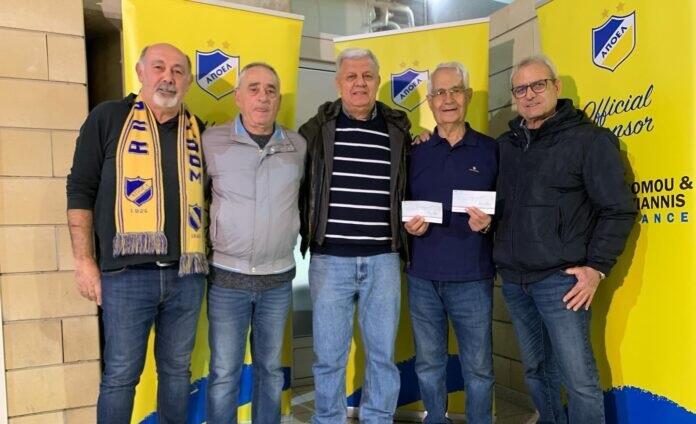 Έδωσε χρήμα ο Σύνδεσμος Παλαιμάχων του ΑΠΟΕΛ thumb