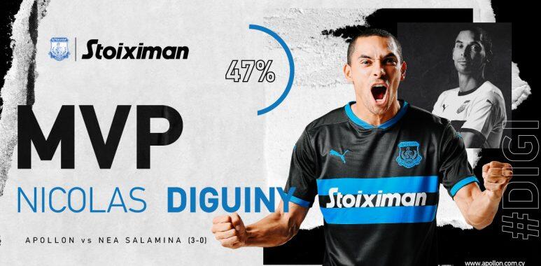 Κορυφαίος με ποσοστό 47% ο Ντιγκινί thumb