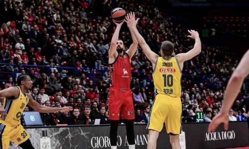 Euroleague: Τρίτη σερί νίκη με... 100άρα για την Αρμάνι Μιλάνο thumb