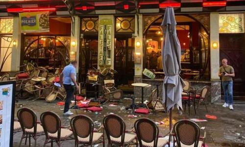 Πεδίο μάχης: Σοβαρά επεισόδια πριν την αναμέτρηση! (Εικόνες ντροπής) thumb
