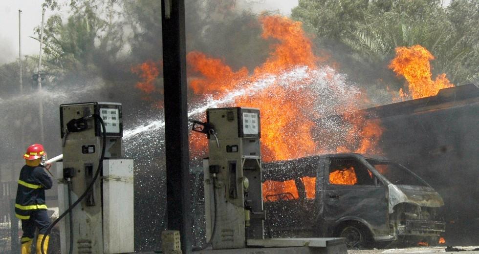 Δέκα νεκροί μετά από έκρηξη σε γήπεδο ποδοσφαίρου στη Βαγδάτη thumb