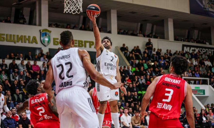 Πήρε το θρίλερ με τη Χάποελ Τελ Αβίβ η Ρεάλ Μαδρίτης - Διέλυσε την Μπασκόνια η Ζάλγκιρις  thumb