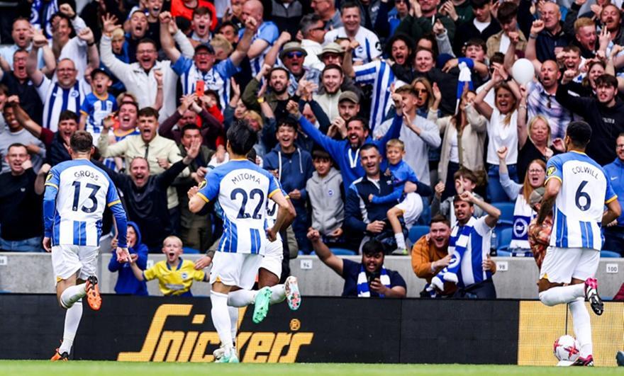 Premier League: Ιστορικές στιγμές για Μπράιτον, για πρώτη φορά Ευρώπη thumb