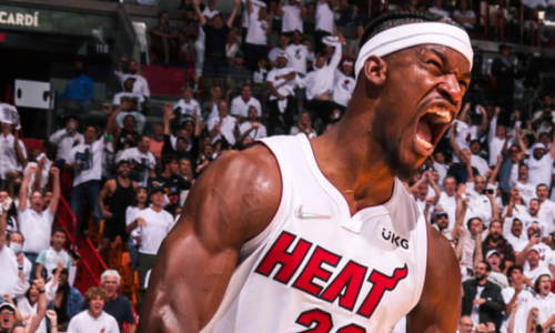 O τρομερός Jimmy Buckets με 40αρα οδήγησε τους Χιτ στο 1-0 κόντρα στους Σέλτικς thumb