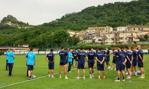 Πρώτη προπόνηση στο Σαν Μαρίνο για την Εθνική Ανδρών thumb