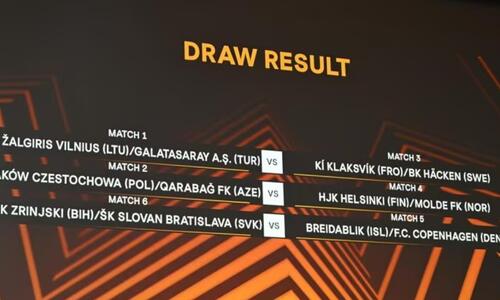 Europa League: ΟΛΑ τα ζευγάρια για τον γ' προκριματικό γύρο thumb