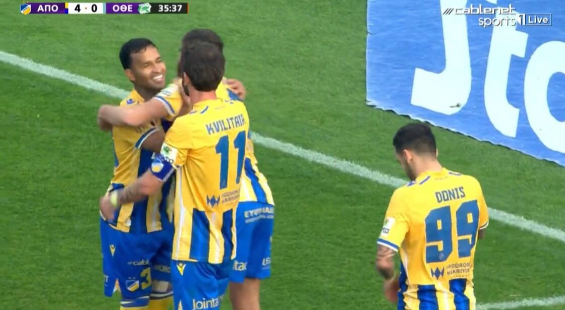 Βίντεο: Σε στυλ προπόνησης και 4-0 ο ΑΠΟΕΛ thumb