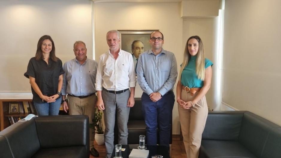 Συνάντηση με την ΕΔΕΚ πραγματοποίησε η Ένωση Αθλητικογράφων Κύπρου  thumb
