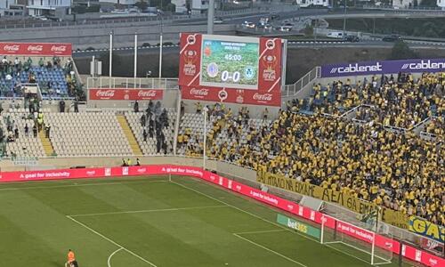 Βίντεο ST: Ένταση με ΑΕΛίστες και Αστυνομία στο ημίχρονο! thumb