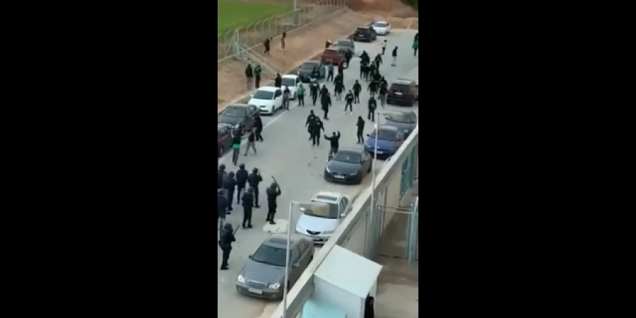 Χειροπέδες σε άντρα για τα επεισόδια στο Τάσος Μάρκου thumb