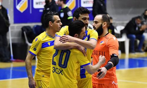 Ο ΑΠΟΕΛ για τον αγώνα futsal με ΑΕΛ thumb