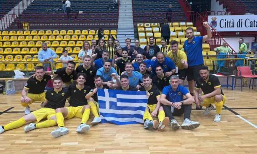 Ιστορική ΑΕΚ, πέρασε στους «16» του UEFA Futsal Champions League! thumb