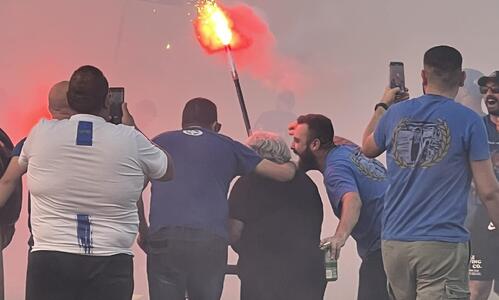 Με... βεγγαλικό μέσα στους «Μαχητές» η κυρία Φωτεινή! thumb