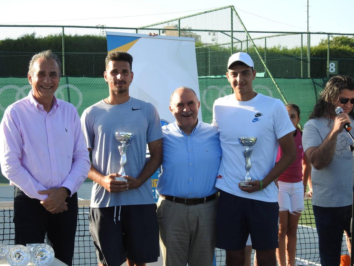 Ο Ανδρέας Μιχαηλίδης στο Famagusta Pancyprian Tennis Tournament thumb