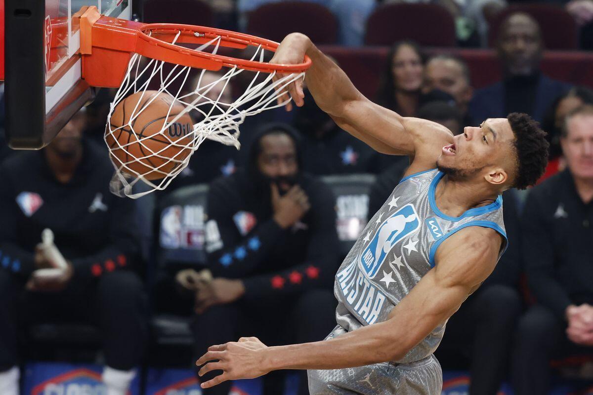 All Star Game 2022, Γιάννης Αντετοκούνμπο: Οι καλύτερες στιγμές από την 30αρα του στο παιχνίδι thumb