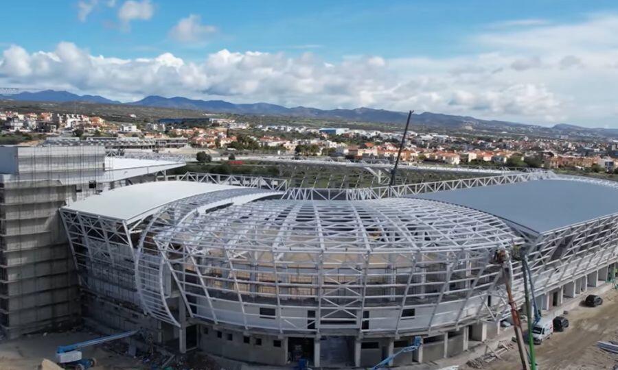 Πλάνα ST από το νέο γήπεδο Λεμεσού: Εξωτερικά, θυμίζει εργοτάξιο!  thumb