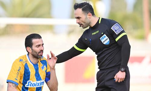 Κυπριανίδης: «Στο 14' είχε πέναλτι η Ένωση, δεν πρέπει να γίνονται διακρίσεις» thumb