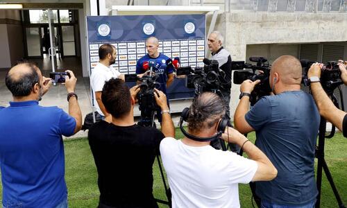 Οι δηλώσεις των διεθνών για τον αγώνα με την Γεωργία thumb