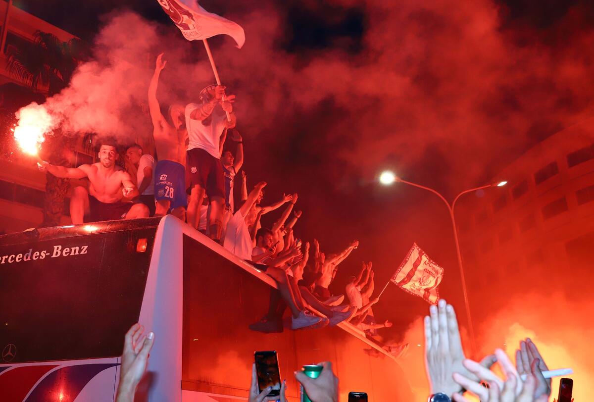 ΕΙΚΟΝΕΣ: Η άφιξη και η αποθέωση  thumb