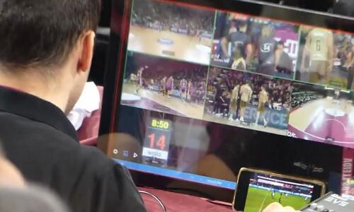Απίθανο σκηνικό στην Liga Endesa: Οι χειριστές του instant replay έβλεπαν ποδόσφαιρο thumb